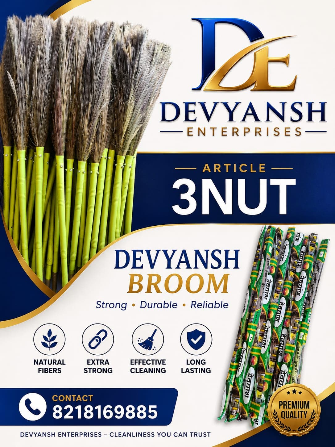 Devyansh Broom — Article 3NUT natural-grass broom